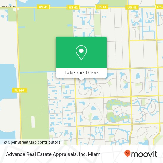 Advance Real Estate Appraisals, Inc map