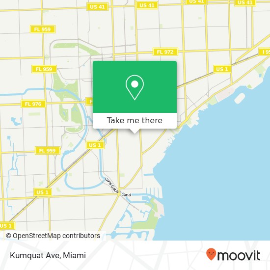 Mapa de Kumquat Ave