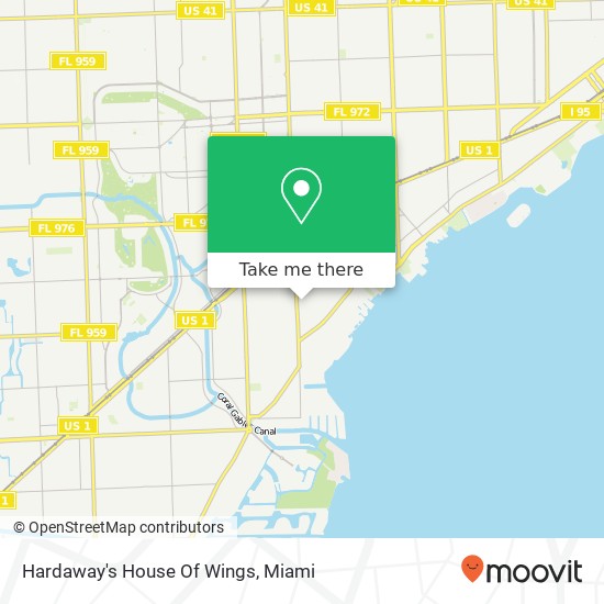 Mapa de Hardaway's House Of Wings
