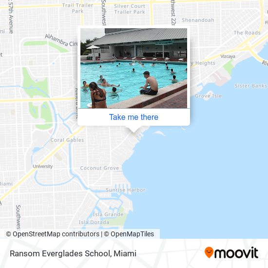 Ransom Everglades School map
