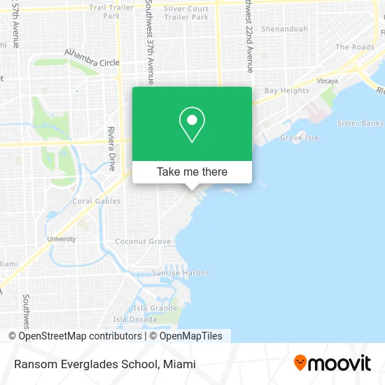 Ransom Everglades School map