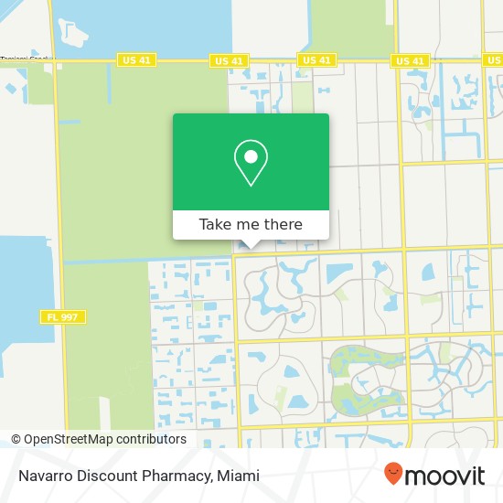 Mapa de Navarro Discount Pharmacy