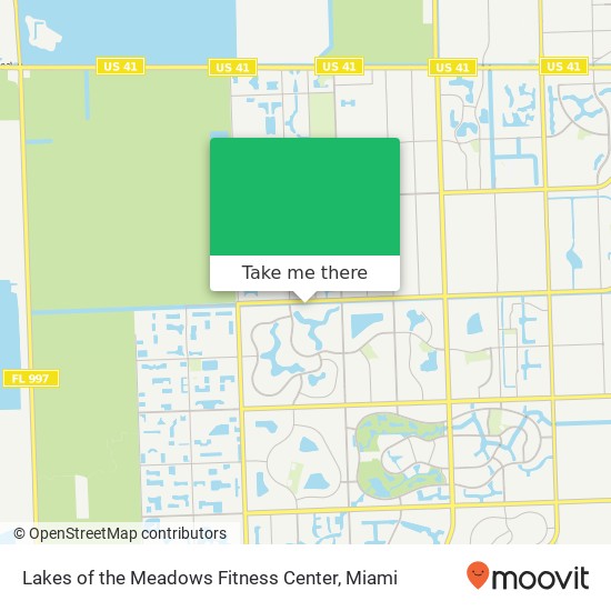 Lakes of the Meadows Fitness Center map