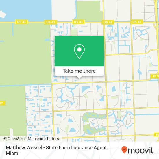 Mapa de Matthew Wessel - State Farm Insurance Agent