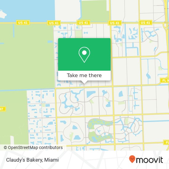 Mapa de Claudy's Bakery