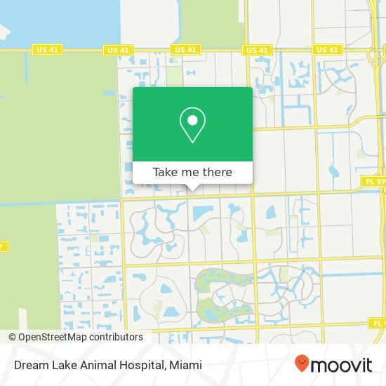 Mapa de Dream Lake Animal Hospital