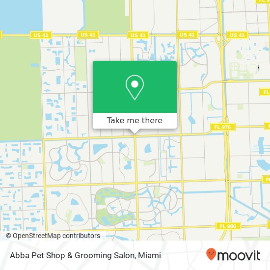 Mapa de Abba Pet Shop & Grooming Salon