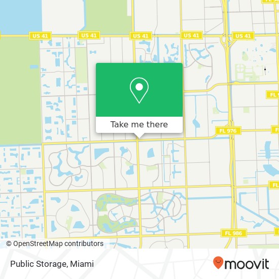 Public Storage map