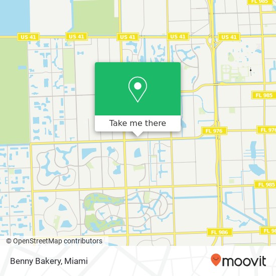 Benny Bakery map