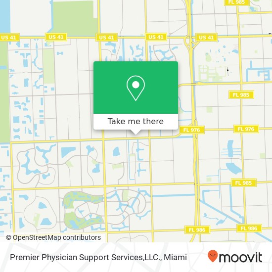 Premier Physician Support Services,LLC. map