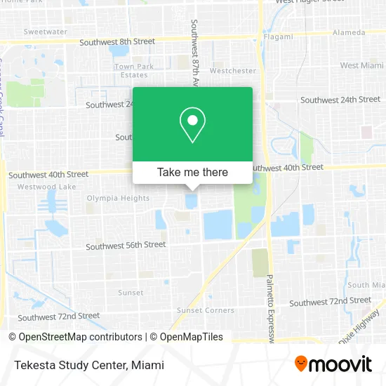Tekesta Study Center map