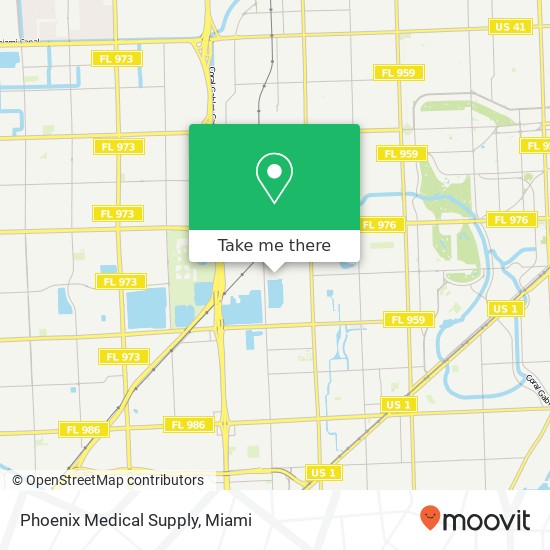Phoenix Medical Supply map