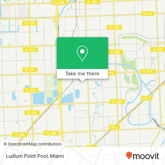 Ludlum Point Pool map