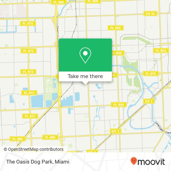 Mapa de The Oasis Dog Park