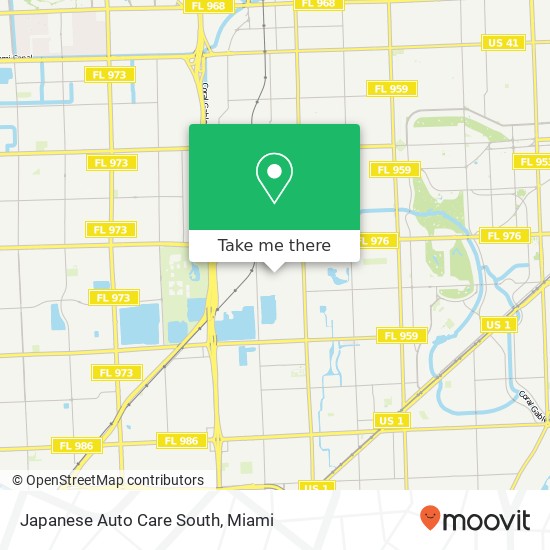 Mapa de Japanese Auto Care South