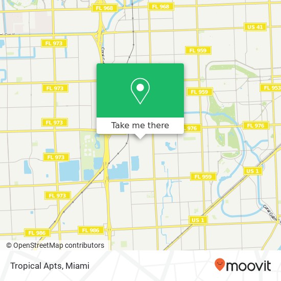 Tropical Apts map