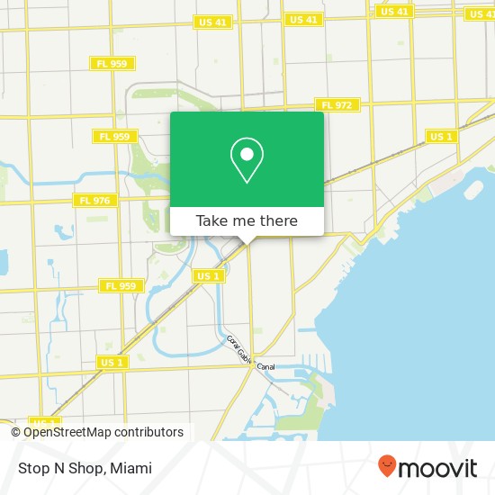 Mapa de Stop N Shop