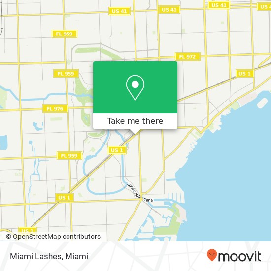 Miami Lashes map