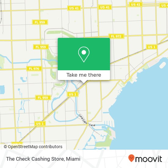 Mapa de The Check Cashing Store