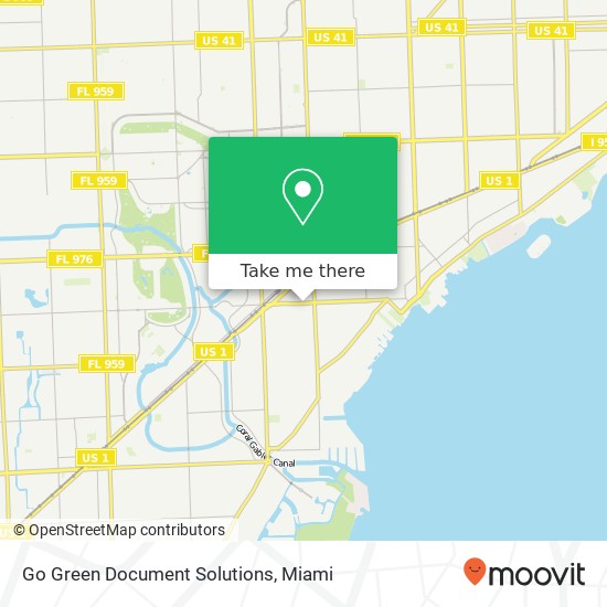 Mapa de Go Green Document Solutions