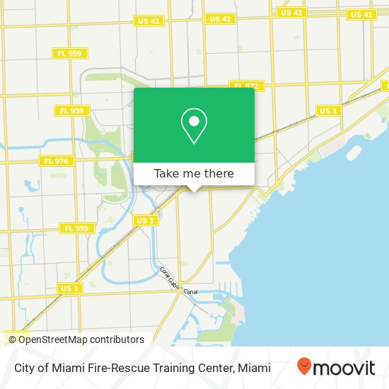 Mapa de City of Miami Fire-Rescue Training Center