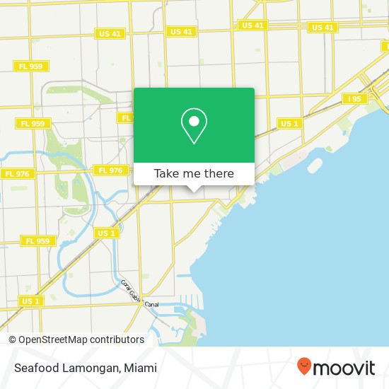 Seafood Lamongan map