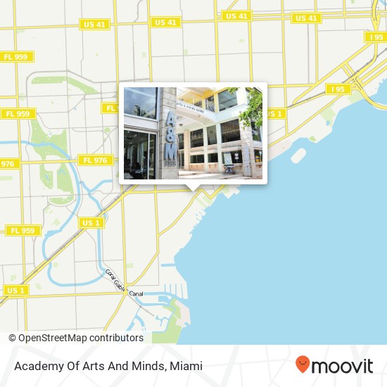 Academy Of Arts And Minds map