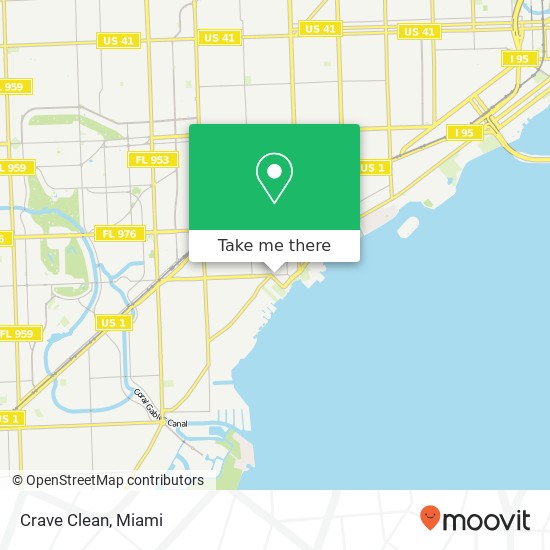 Crave Clean map