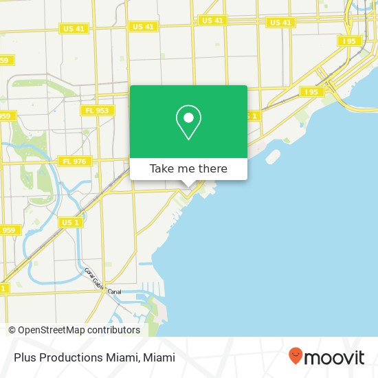 Plus Productions Miami map