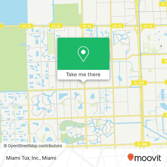 Mapa de Miami Tux, Inc.