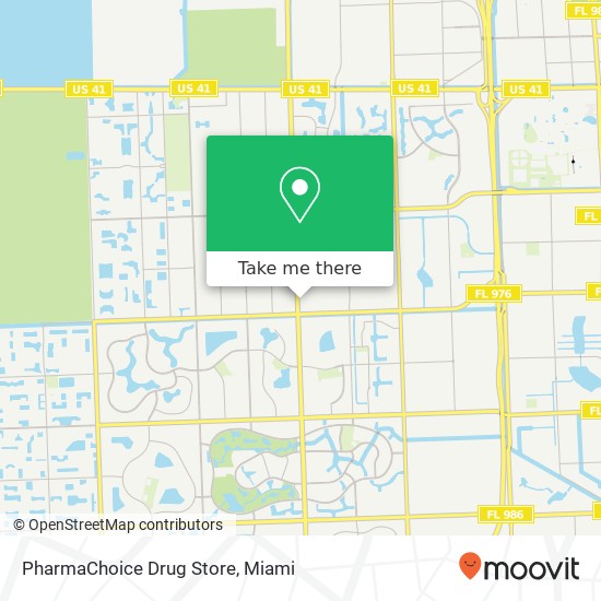 Mapa de PharmaChoice Drug Store