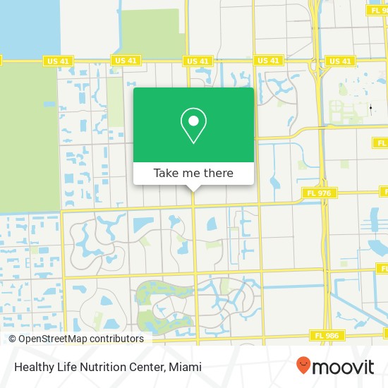 Mapa de Healthy Life Nutrition Center