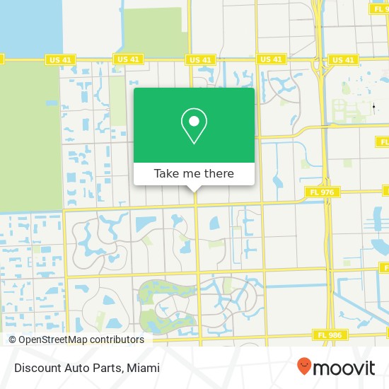 Discount Auto Parts map