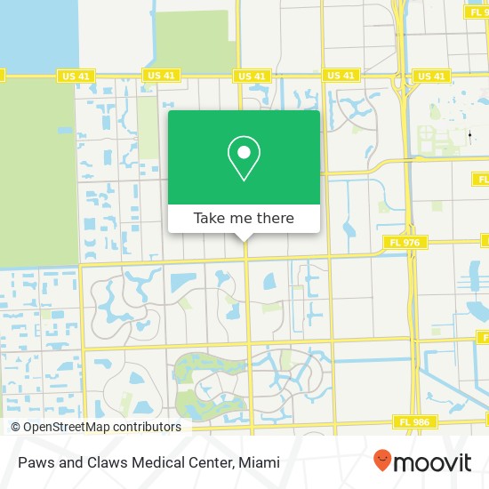 Paws and Claws Medical Center map