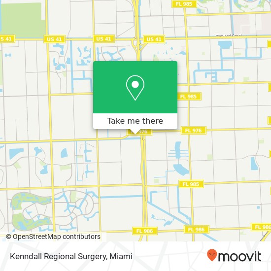 Mapa de Kenndall Regional Surgery