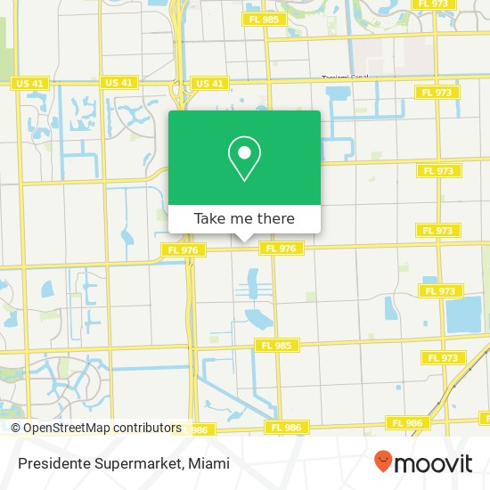 Mapa de Presidente Supermarket
