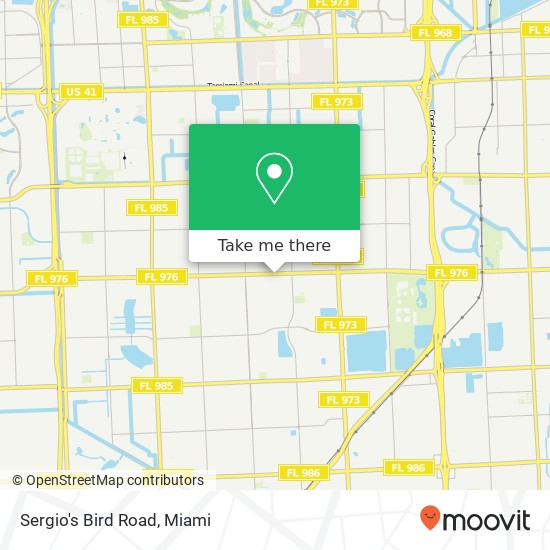 Mapa de Sergio's Bird Road