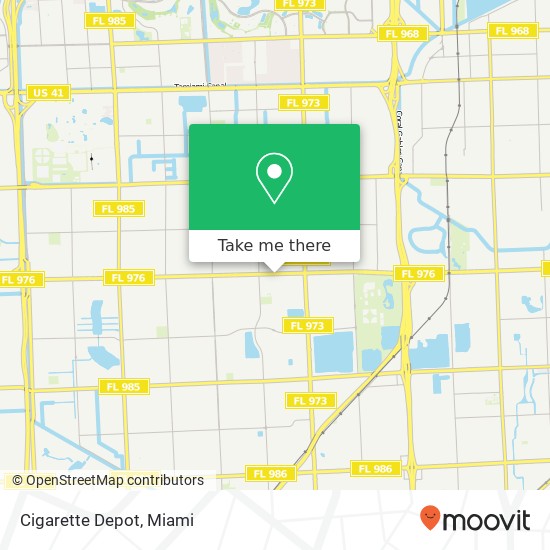 Cigarette Depot map