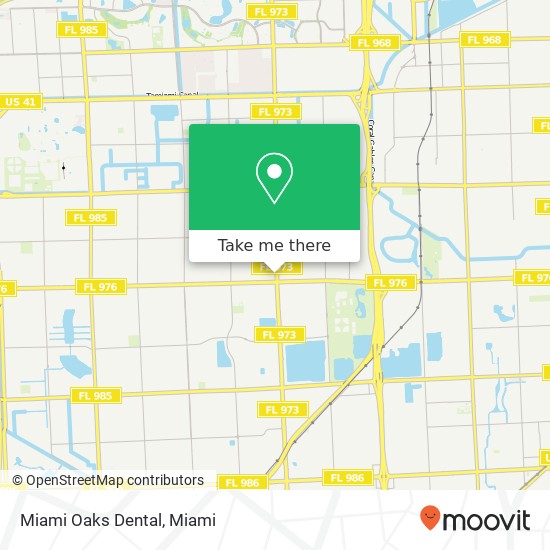 Mapa de Miami Oaks Dental
