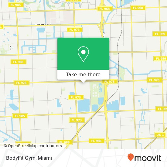 Mapa de BodyFit Gym
