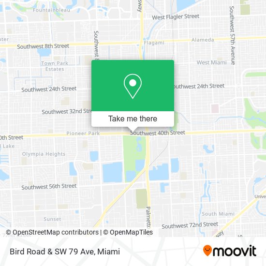 Mapa de Bird Road & SW 79 Ave