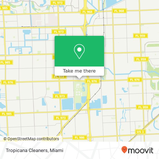 Mapa de Tropicana Cleaners