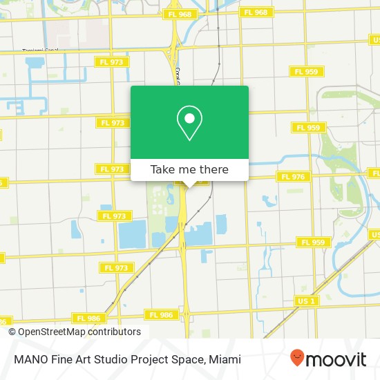 MANO Fine Art Studio Project Space map