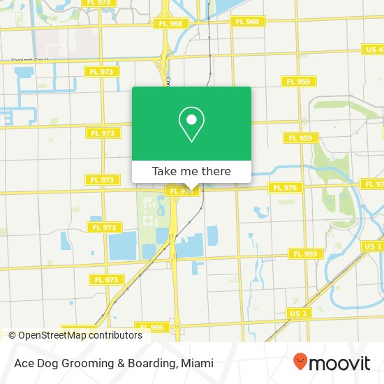 Ace Dog Grooming & Boarding map