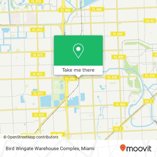Bird Wingate Warehouse Complex map