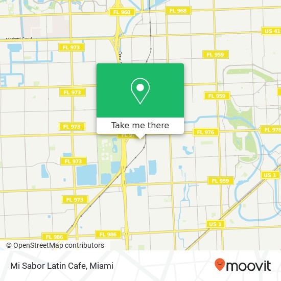 Mapa de Mi Sabor Latin Cafe