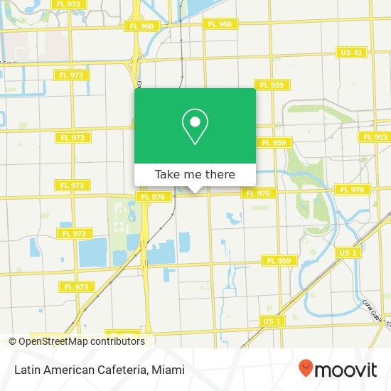 Latin American Cafeteria map