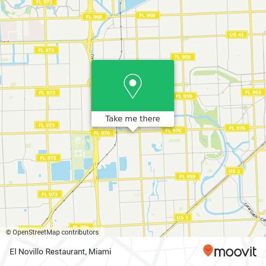 Mapa de El Novillo Restaurant