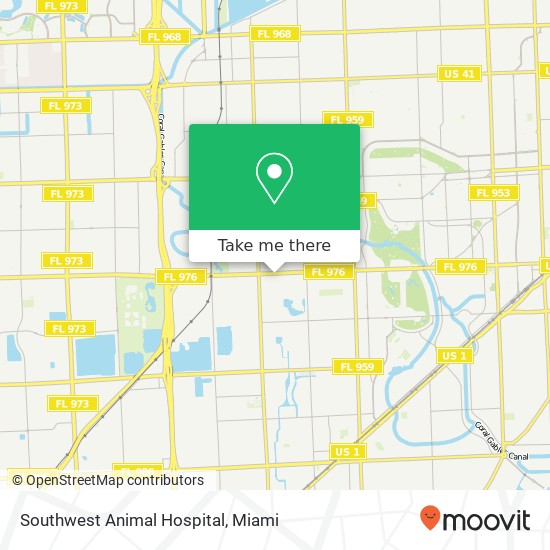 Southwest Animal Hospital map