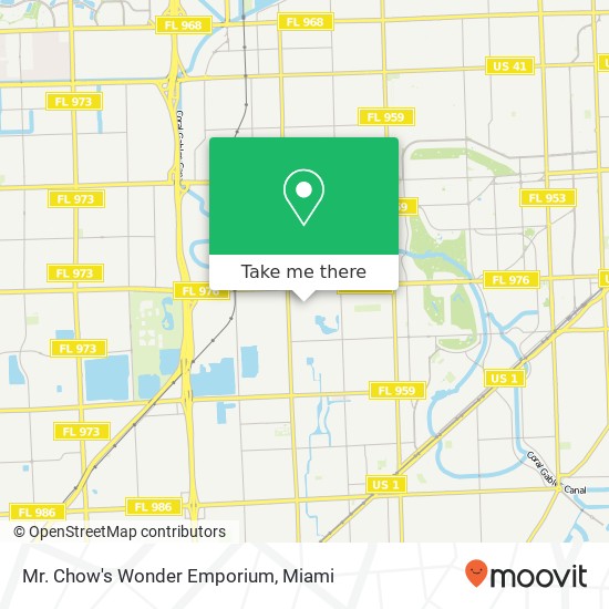 Mapa de Mr. Chow's Wonder Emporium